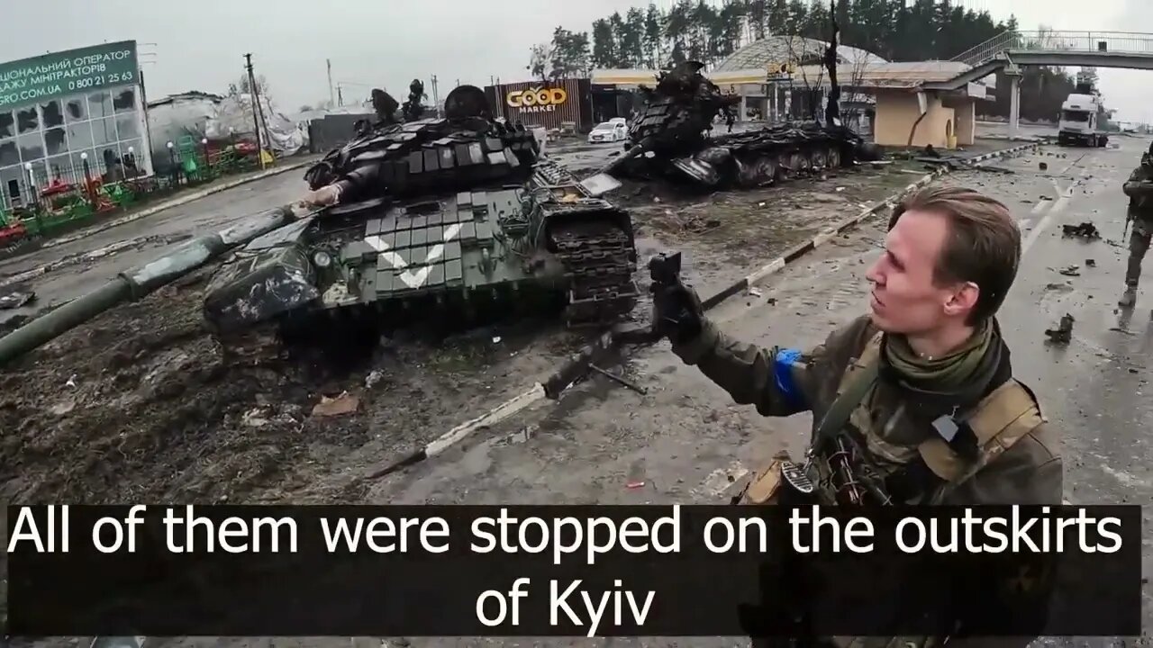 GoPro War in Ukraine Hunting tanks with drones