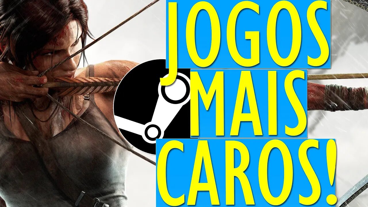 ABSURDO!! JOGOS ESTÃO FICANDO MAIS CAROS do QUE NUNCA ANTES na STEAM! 144% de AUMENTO no TOMB RAIDER