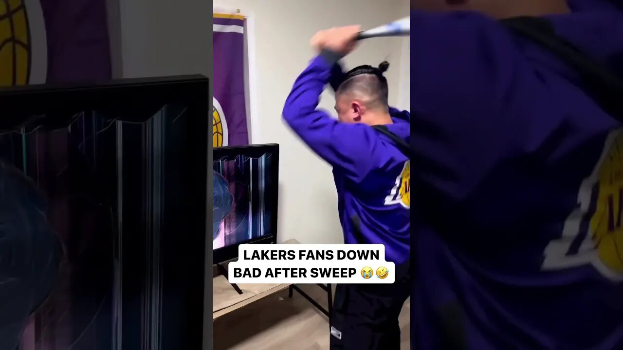 Lakers fans down bad after sweep #nbaplayoffs #nba