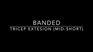 Banded Tricep Extension (Mid-Short)