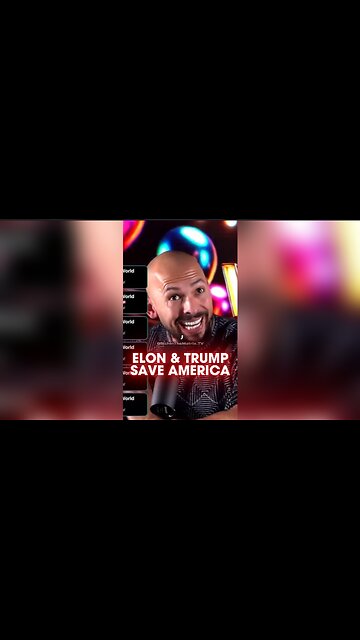 Andrew Tate Can't Wait To See How Rich America is After Elon & Trump Drain The Swamp