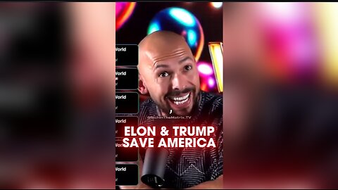 Andrew Tate Can't Wait To See How Rich America is After Elon & Trump Drain The Swamp