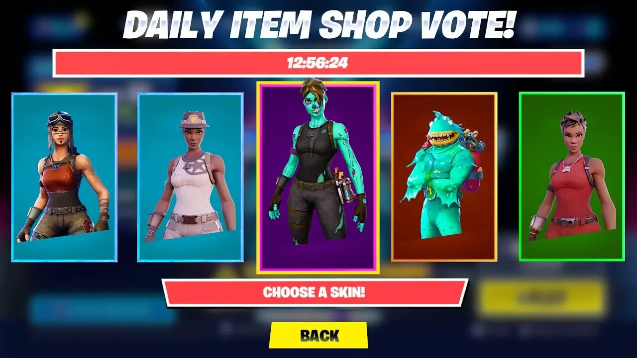 I Used Fortnite ITEM SHOP VOTING Early! *SHOWCASE*