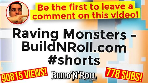 Raving Monsters - BuildNRoll.com #shorts