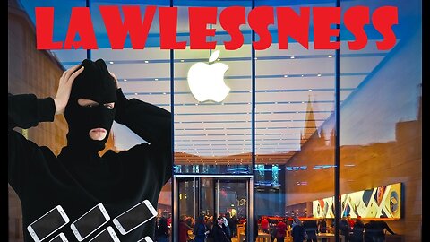 Thieves Steal $$$$$$$ From An apple Store In minutes!