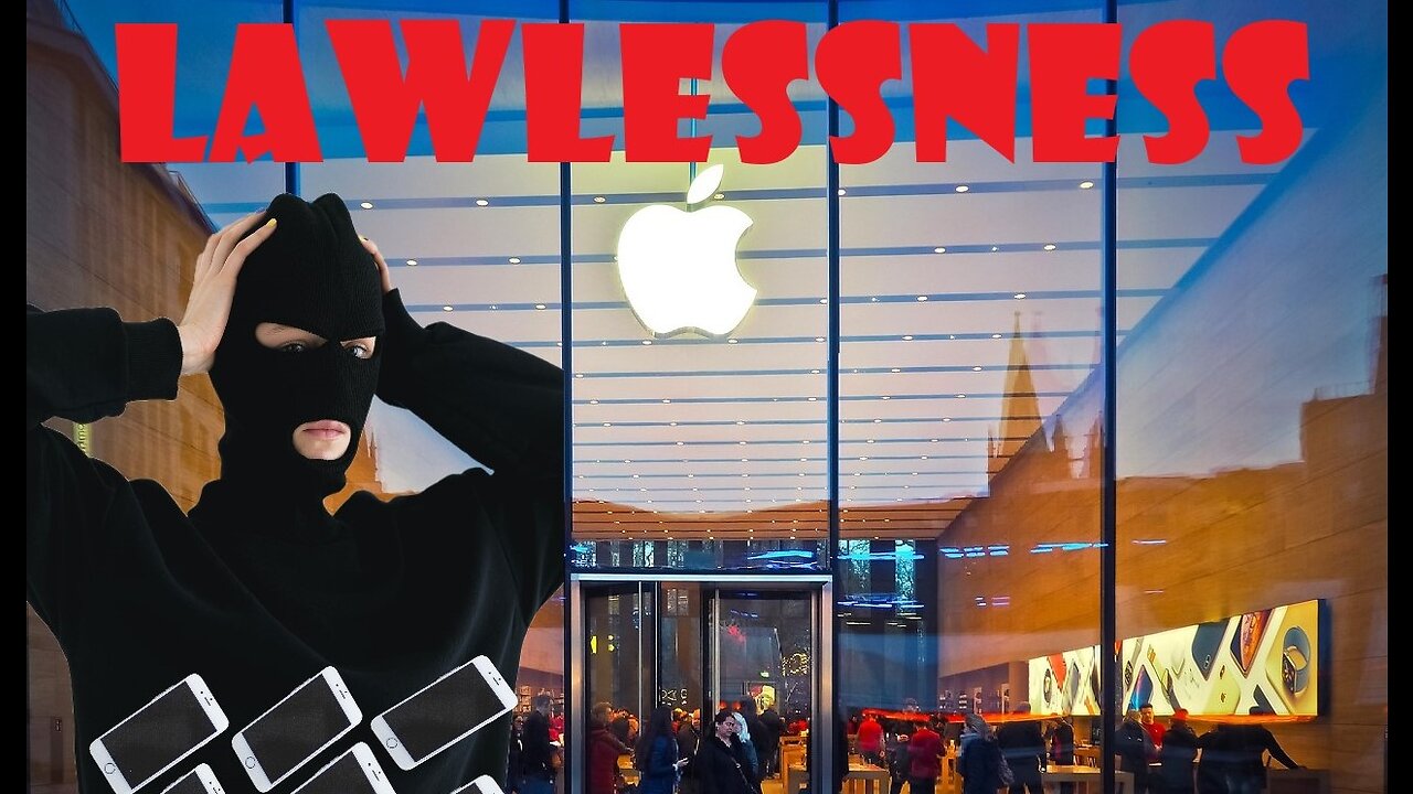 Thieves Steal $$$$$$$ From An apple Store In minutes!