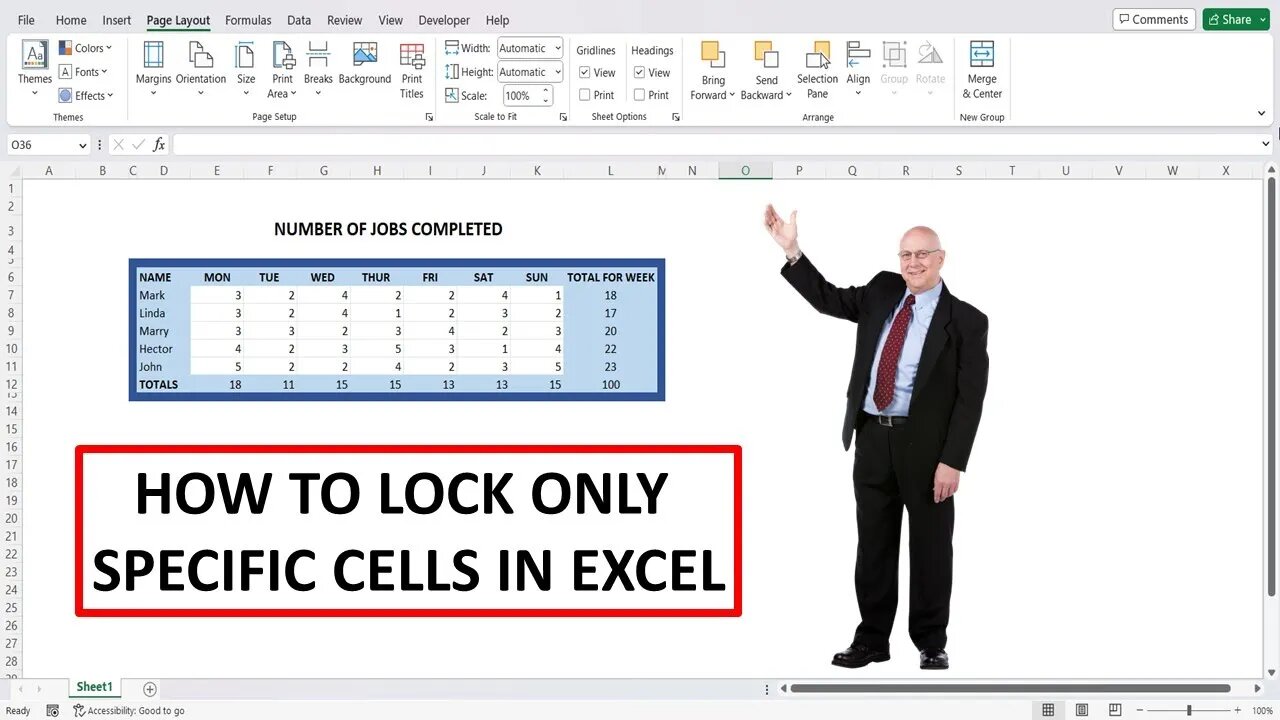 How To Lock Specific Cells In Excel