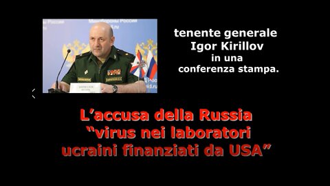 L’accusa della Russia: “virus nei laboratori ucraini finanziati da USA”