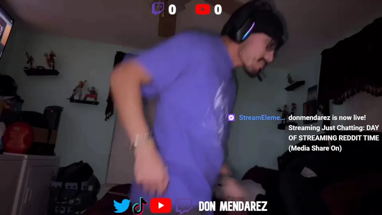 DAY OF STREAMING REDDIT TIME (Media Share On)