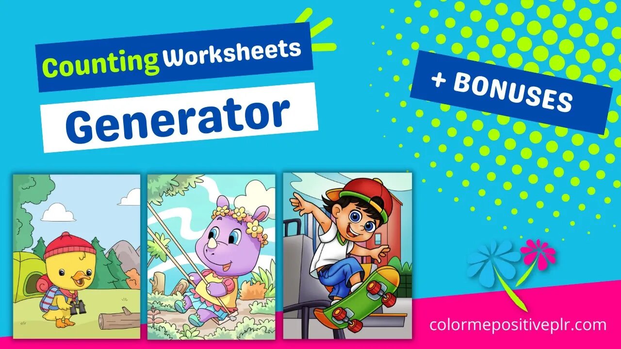 Counting Worksheet Generator