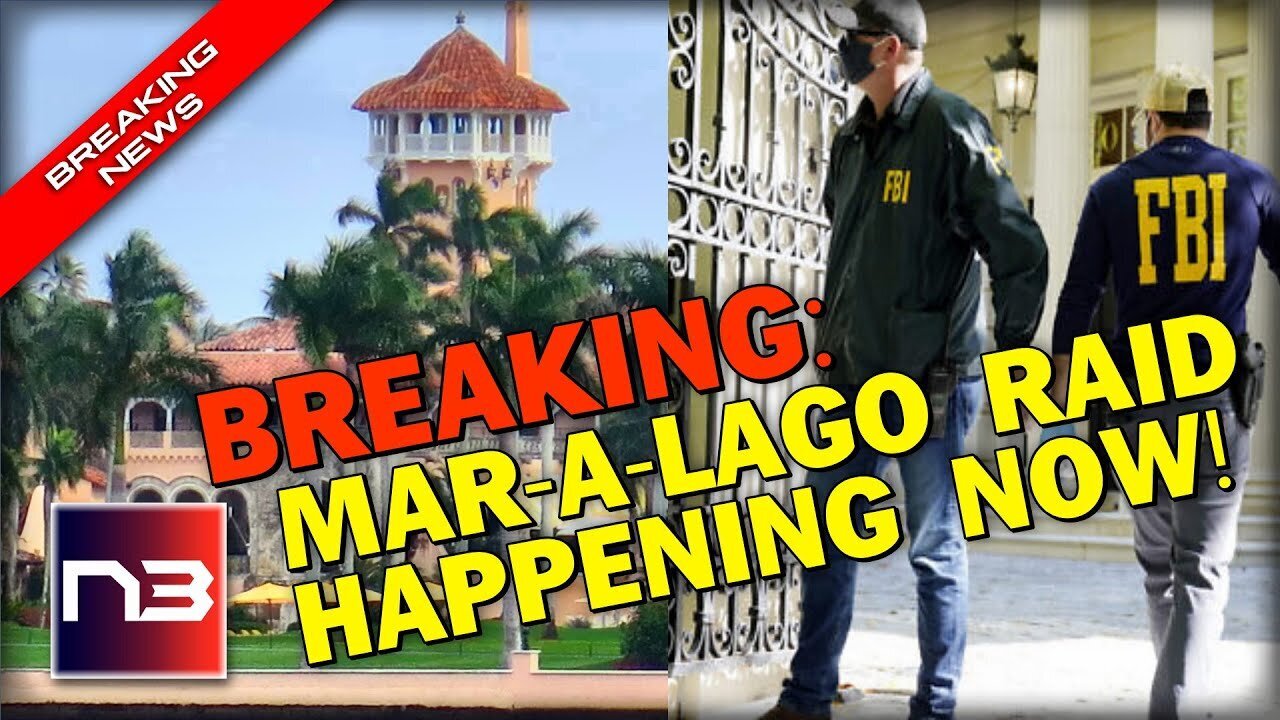 Breaking' President Trump's Mar-a-Lago Is Being Raided by the FBI Live Right Now