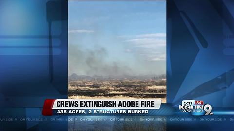 Fire crews patrol hotspots and mop up after Adobe Fire