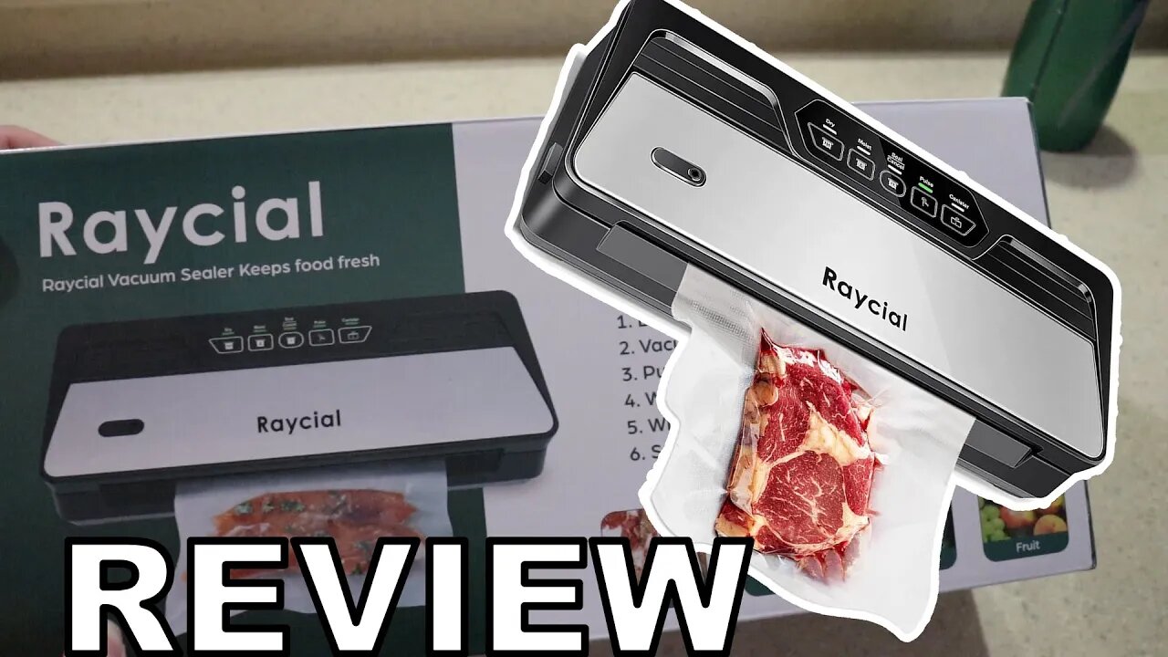 Raycial vacuum sealer for food sous vide