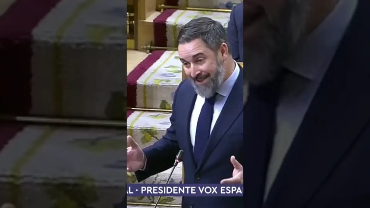 🇪🇸 Santiago Abascal ridiculiza al ultrasocialista Pedro Sánchez