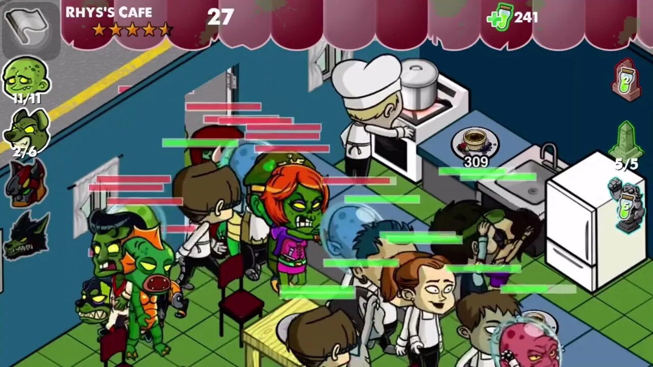 Zombie Cafe Raid iPhone 7/5/23