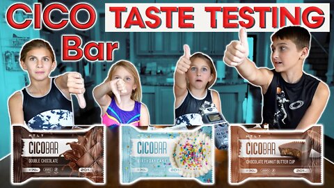 NEW CICO Bar Flavors HONEST Review from My KIDS – Did @Greg Doucette fix the CICO Bar???