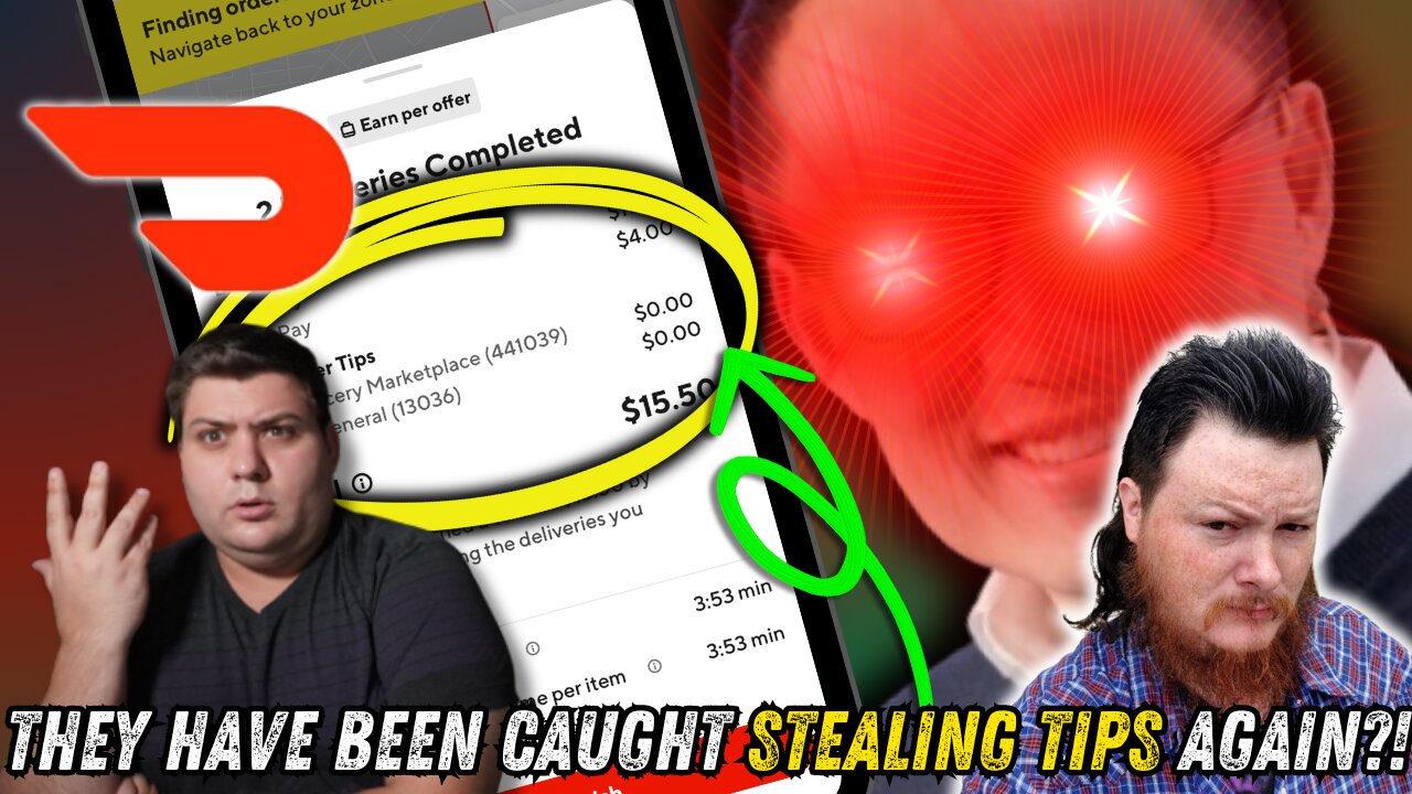 Doordash Driver EXPOSED How Tips are Being Stolen!!