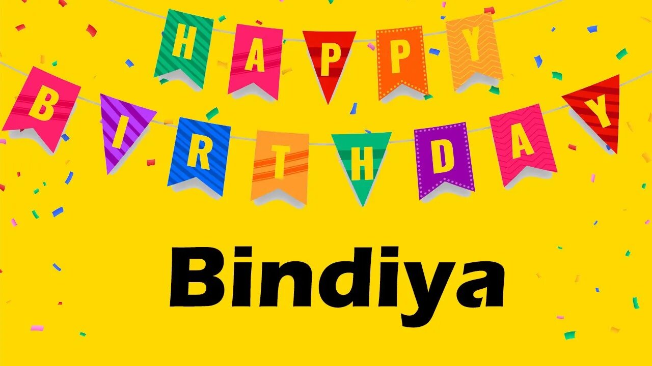 Happy Birthday to Bindiya - Birthday Wish From Birthday Bash