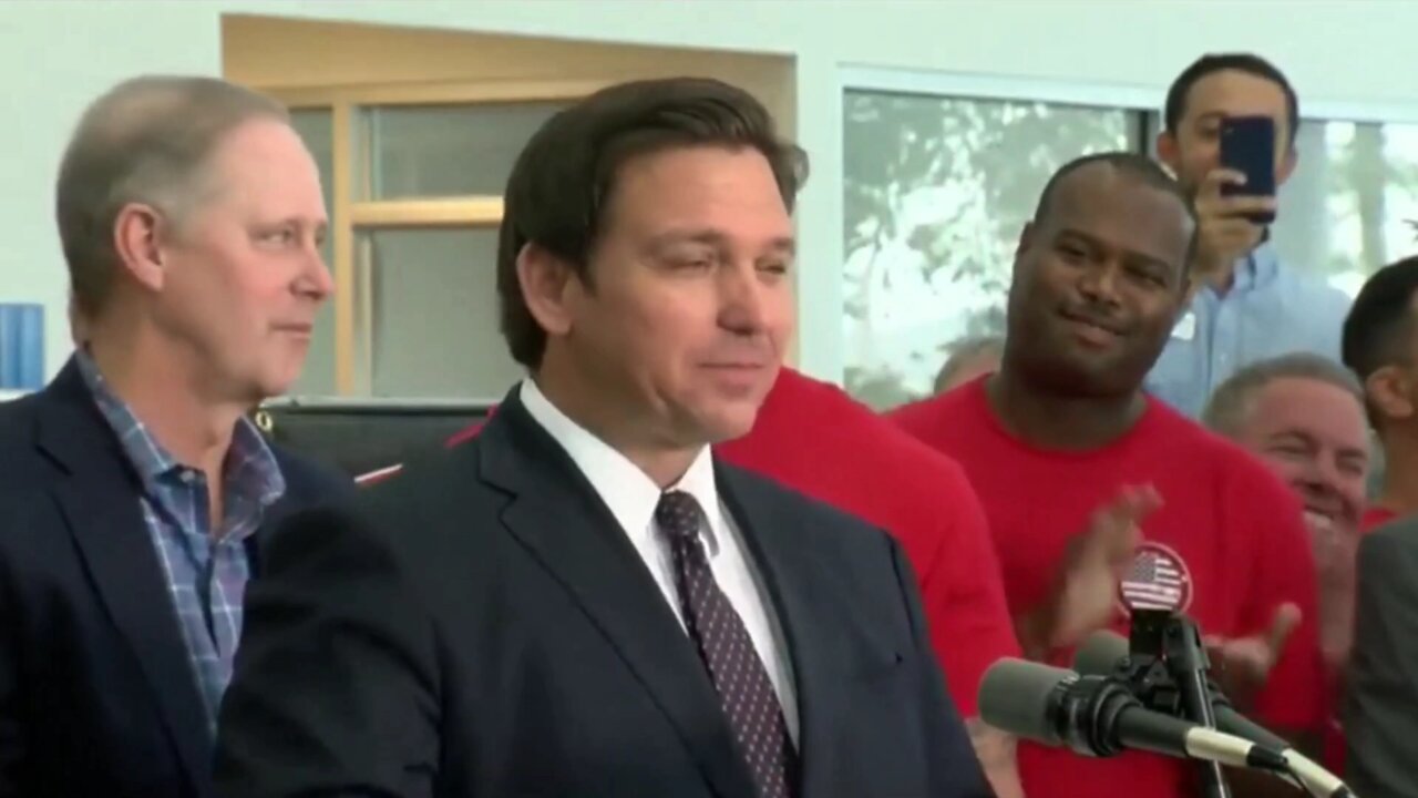 Gov. Ron DeSantis On Brandon Florida!