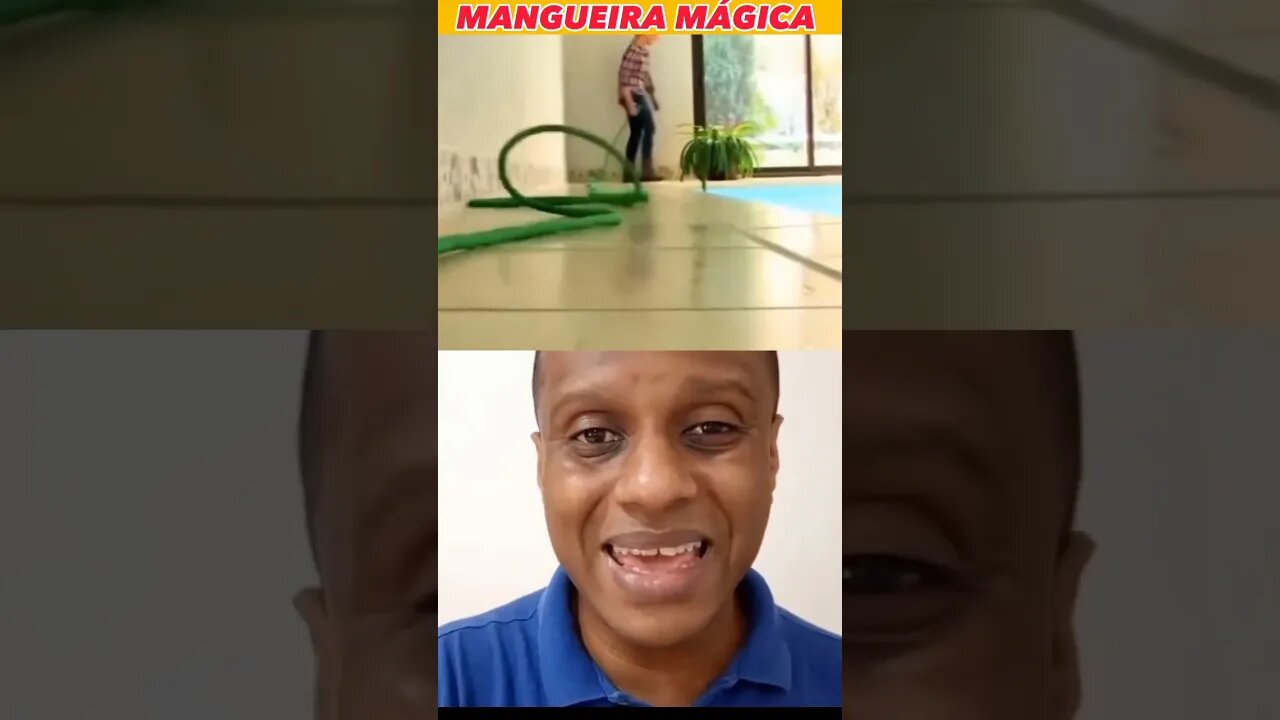 Mangueira Mágica: Mangueira de Jardim Que NÃO DOBRA com 7 Jatos em 1 (AUMENTA 3 VEZES) #shorts