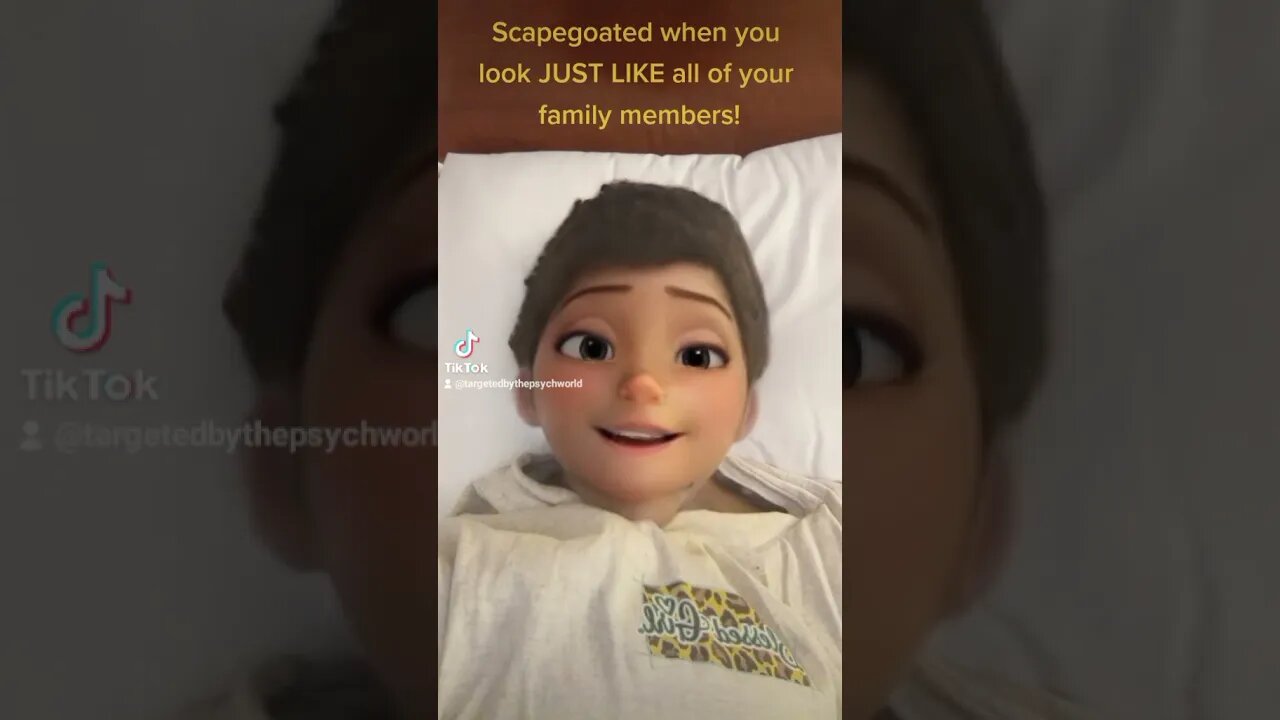 Scapegoated when you look JUST LIKE all of your family members! #narcissist #gangstalking #ytshorts