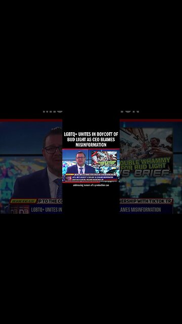 LGBTQ+ Unites in Boycott of Bud Light as CEO Blames Misinformation