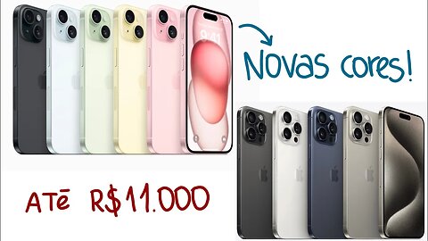 IPHONE 15 PRO MAX, 15 PRO, 15 PLUS E 15 ANUNCIADOS!! RESUMÃO DO EVENTO DA APPLE 12/09/2023