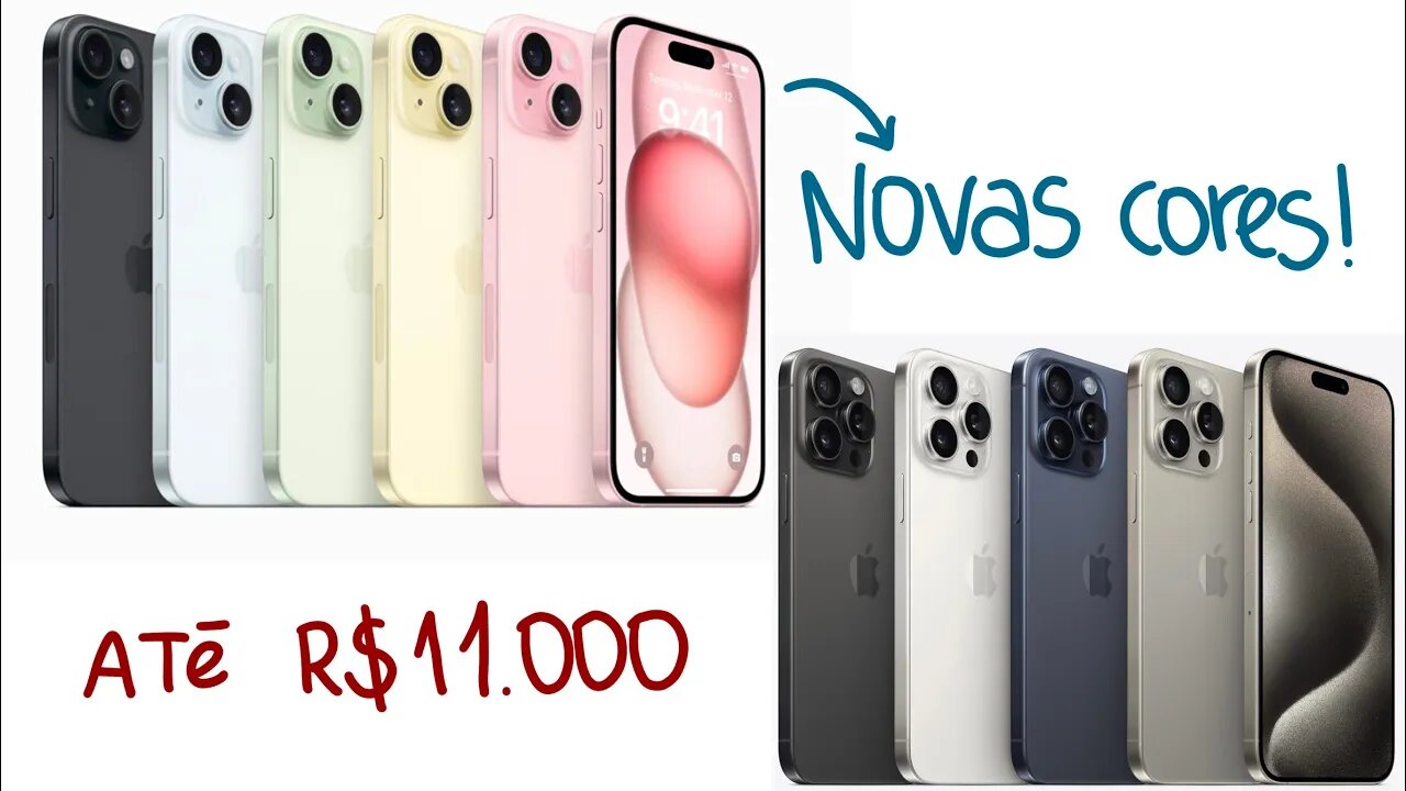 IPHONE 15 PRO MAX, 15 PRO, 15 PLUS E 15 ANUNCIADOS!! RESUMÃO DO EVENTO DA APPLE 12/09/2023