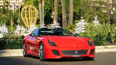 Ferrari 599 GTO in Monaco (sound and full tour)
