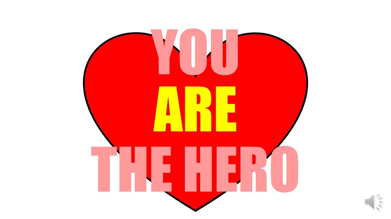YOU ARE THE HERO!