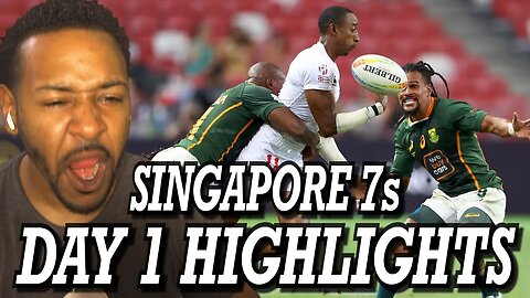 SINGAPORE SEVENS DAY 1 HIGHLIGHTS | REACTION!!!