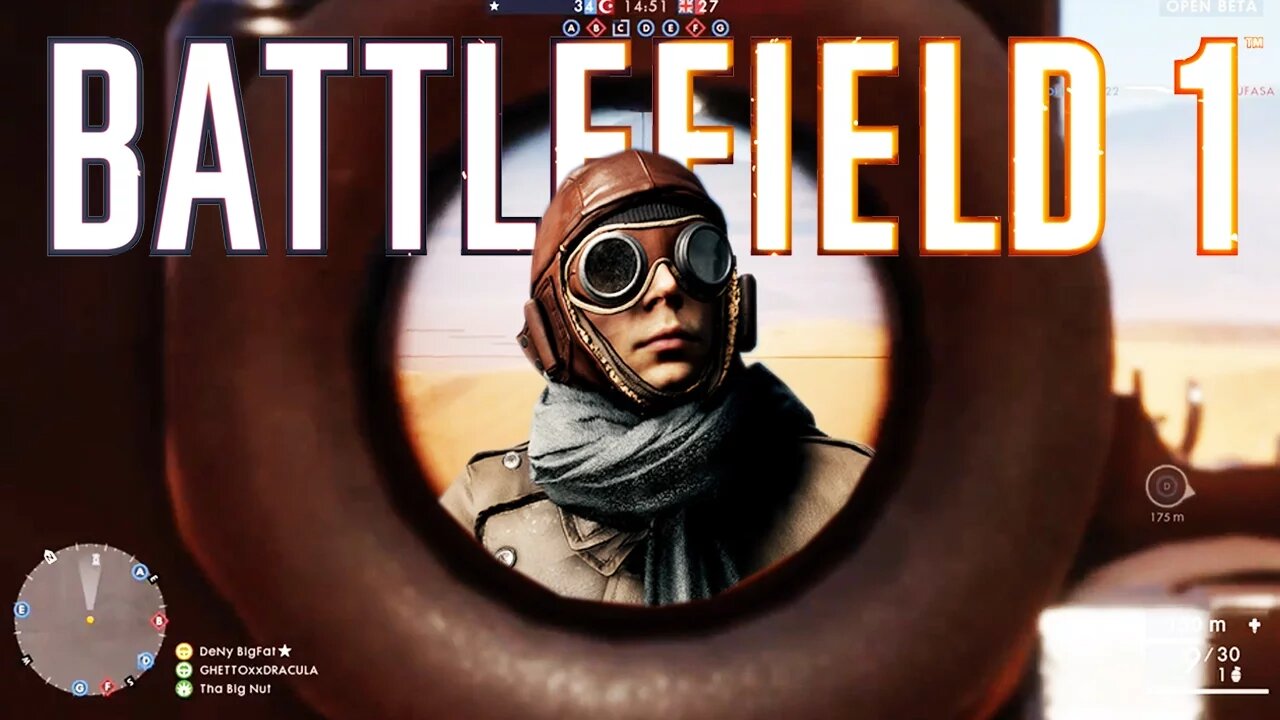 Battlefield 1 Beta - Random Moments #1 (Horse Madness, Funny Glitches & Bugs)