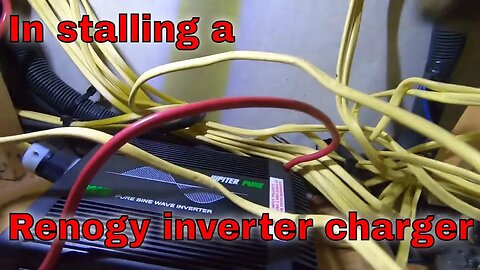 Renogy 1000W 12V Pure Sine Wave Inverter Charger install.