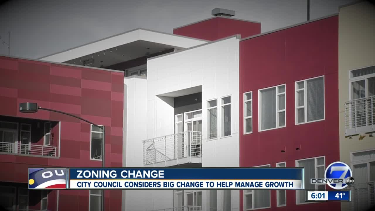 Denver city leaders consider zoning change to better manage growth, require more from developers