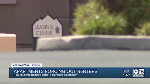 Valley families being forced from long-time apartments due to renovations