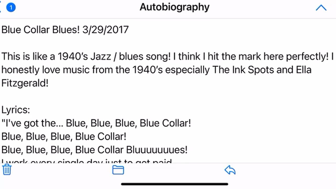 Blue Collar Blues! Suno Ai Song Lyrics Written By Adam Stark