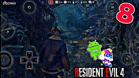 RESIDENT EVIL 4 REMAKE JOGANDO NO CELULAR| COM O APLICATIVO CHIKII EP08