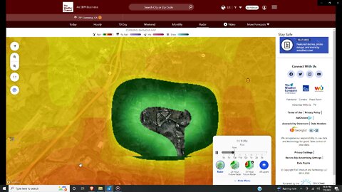 Can anyone tell me what causes this type of anomaly on radar.