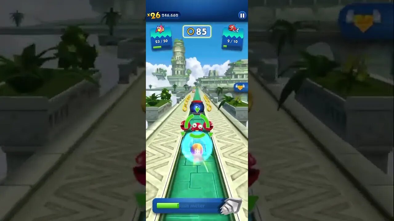 Tails 9 having some fun in sonic dash