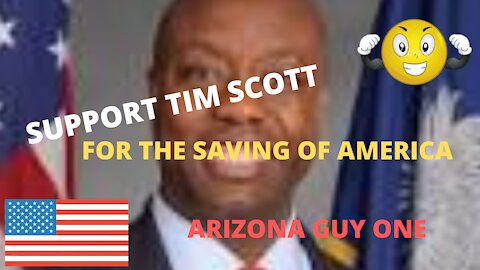 SUPPORT TIM SCOTT...MAN OF INTEGRITY