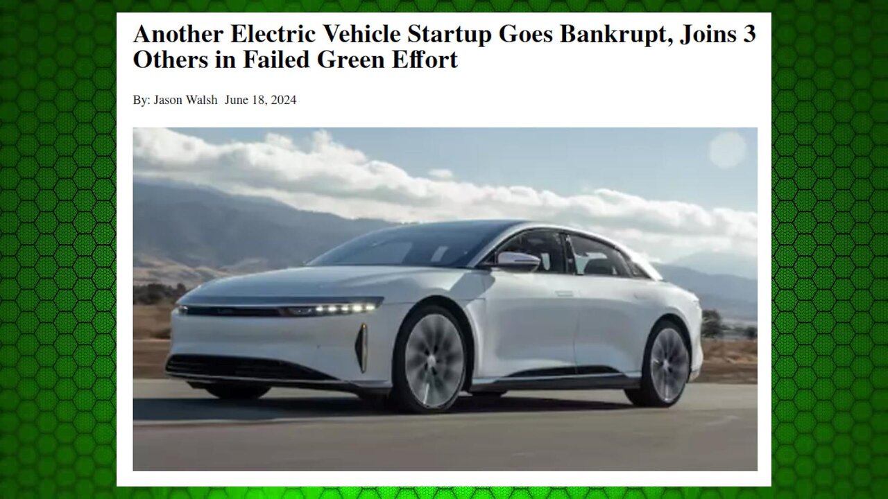 Another EV Company Files for Bankruptcy