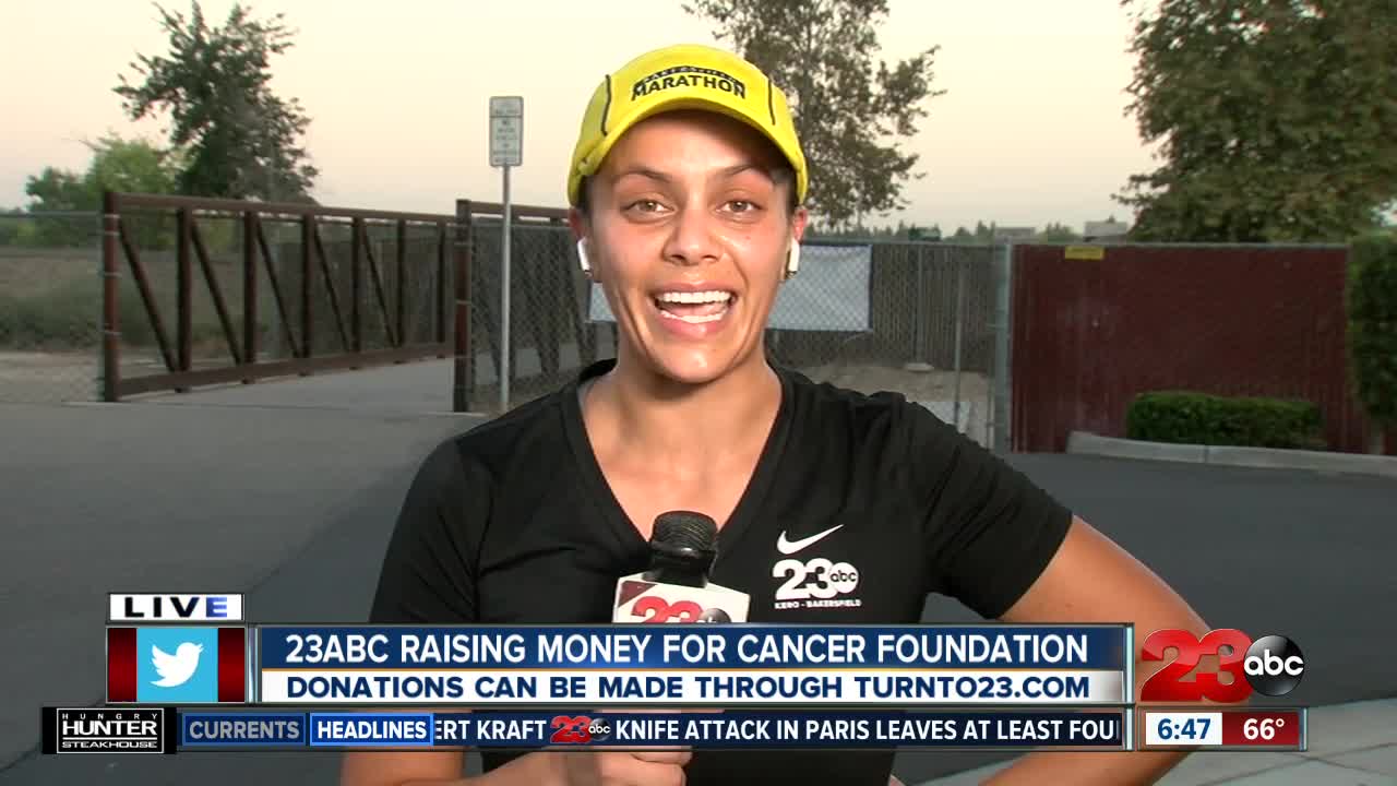 Jessica Harrington runs for the Kern County Cancer Foundation