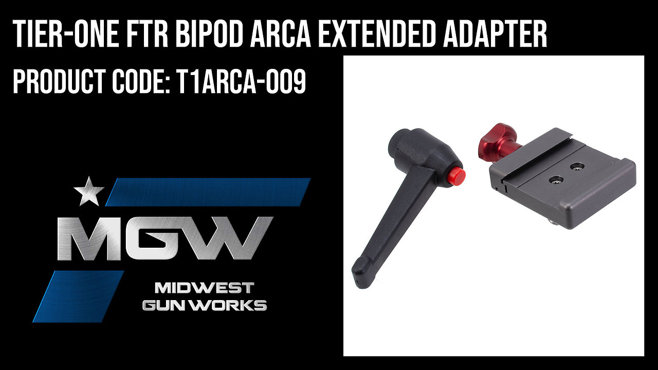 Tier-One FTR Bipod ARCA Extended Adapter - T1ARCA-009