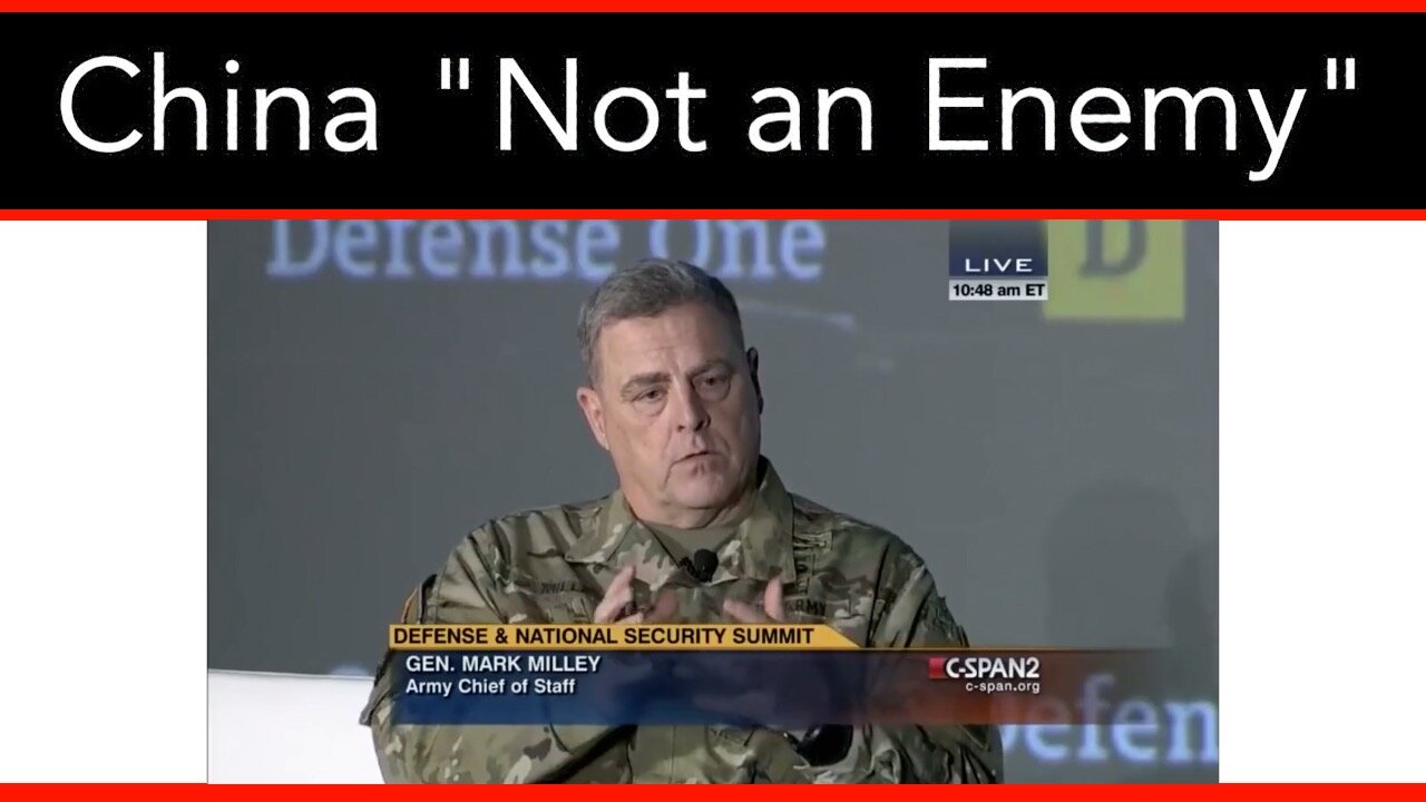China "Not An Enemy" Says Milley In Uncovered 2015 Video Clip