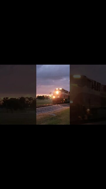 Florida East Coast Railway FEC-107 at Daytona Beach Golf Club South Daytona Florida Mar. 25 2023