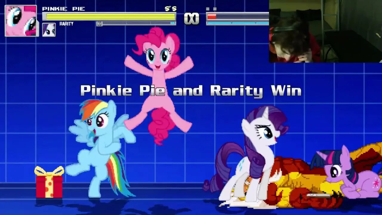 My Little Pony Characters (Twilight Sparkle, Rainbow Dash, And Rarity) VS Sabretooth In A Battle