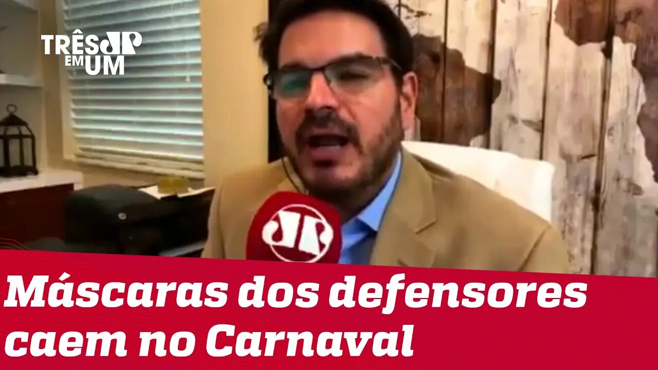 #RodrigoConstantino: Máscaras dos defensores da liberdade de expressão caem no carnaval