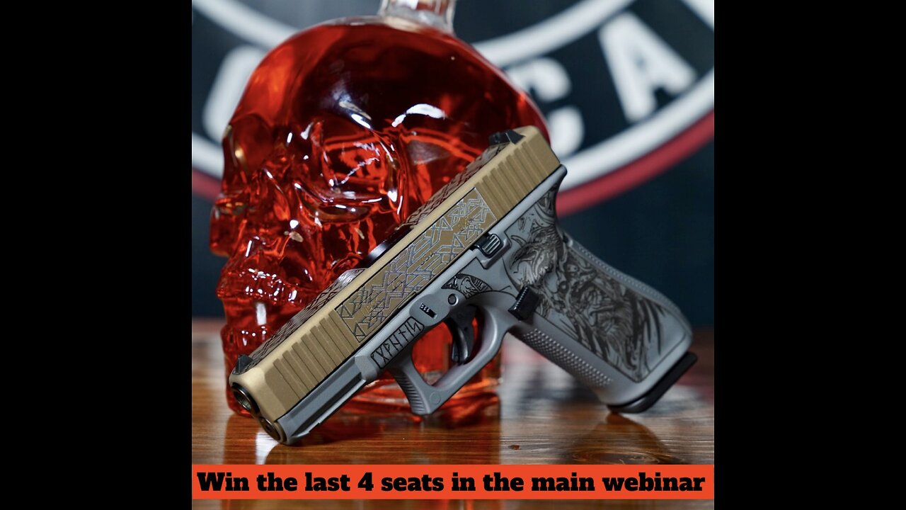 GLOCK 45 BURNT BRONZE VIKING CROW 9MM MINI #3 FOR THE LAST 4 SEATS IN THE MAIN WEBINAR