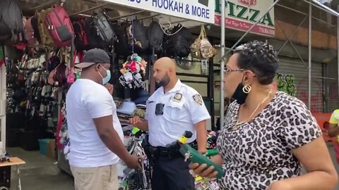 @NYPDnews @NYPD77Pct seizing Counterfeit items at 1424 St Johns Place 7/12/2022