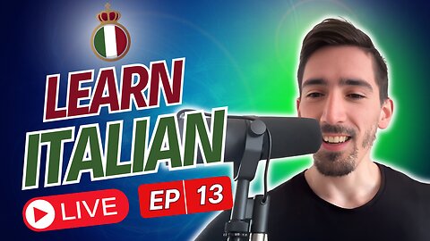 Learn Italian LIVE #13 | Imperfetto VS Passato prossimo